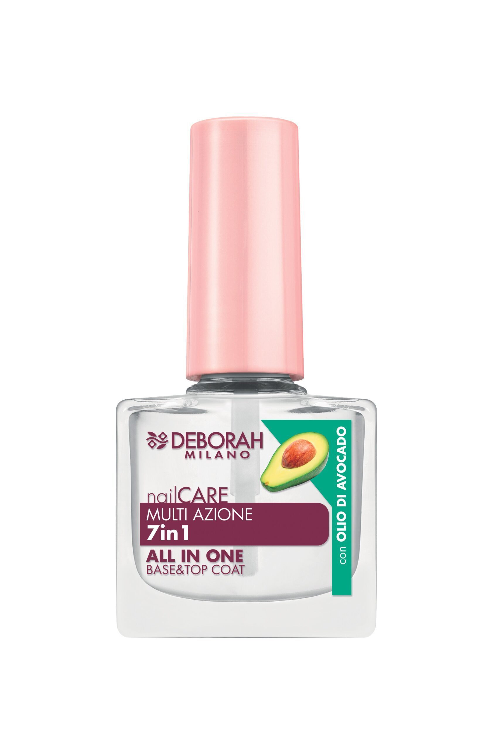 smalto trasparente deborah con tappo rosa