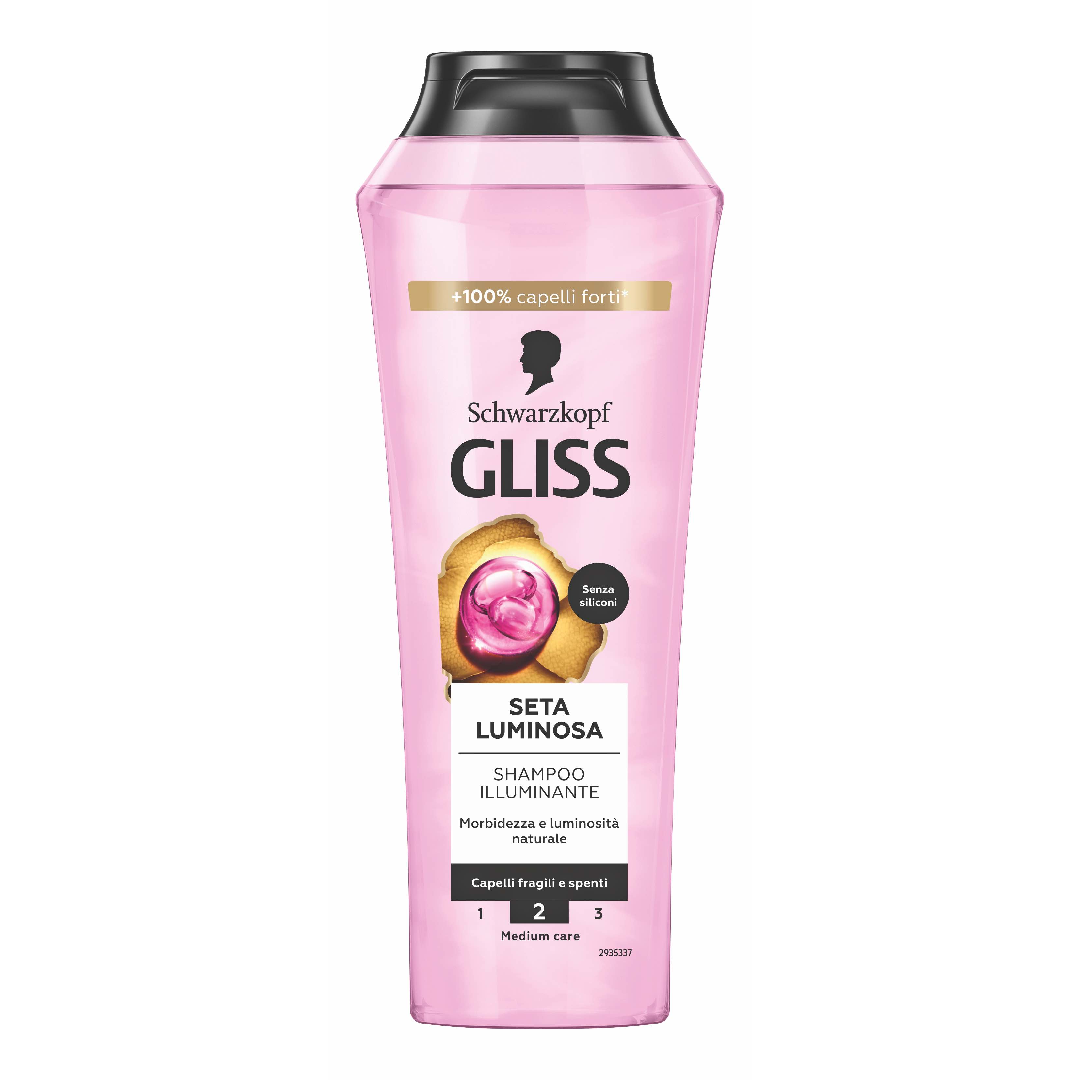 shampoo gliss rosa capelli effetto seta