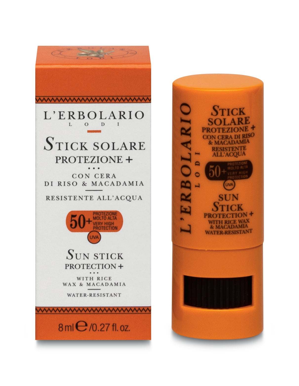 L'Erbolario Stick Solare SPF 50+ per punti fragili della pelle mantiene l'idratazione