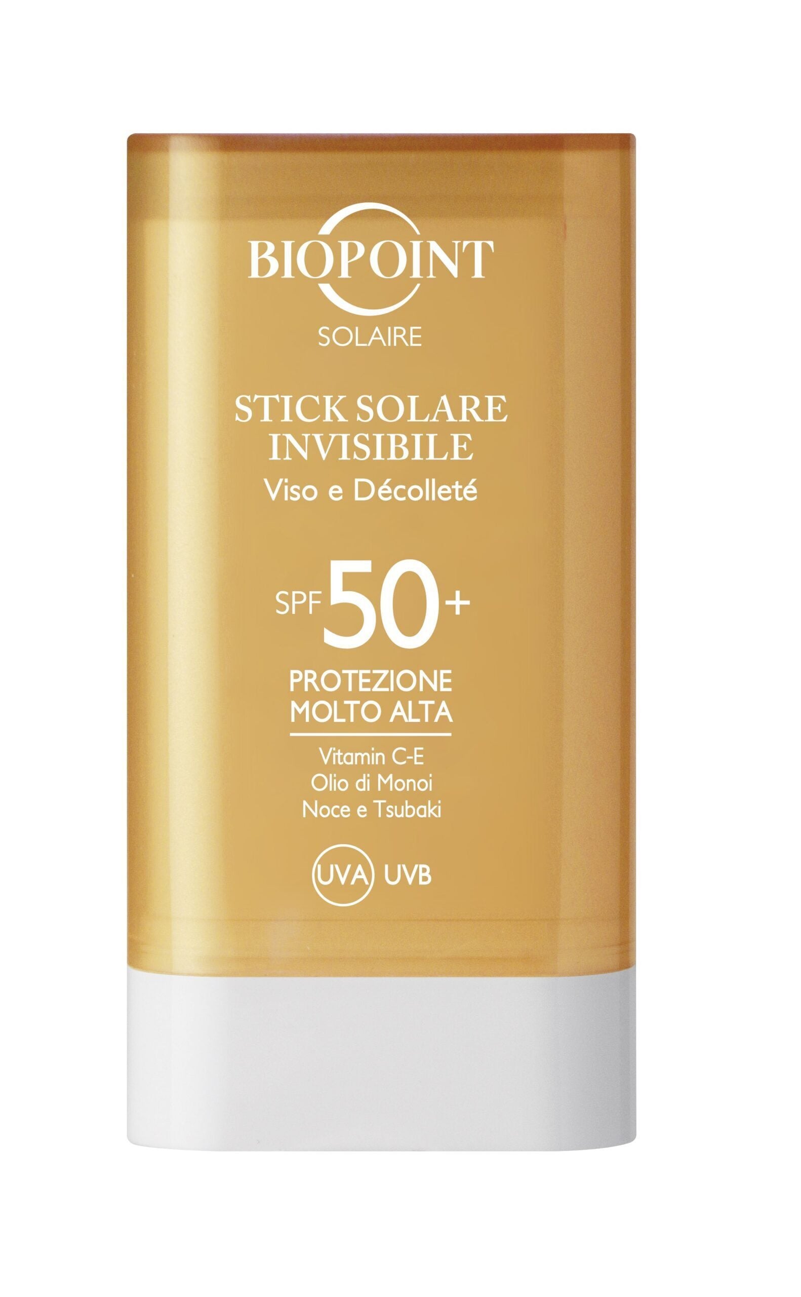 Biopoint Stick Solare Invisibile con vitamine E e C protegge dai radicali liberi