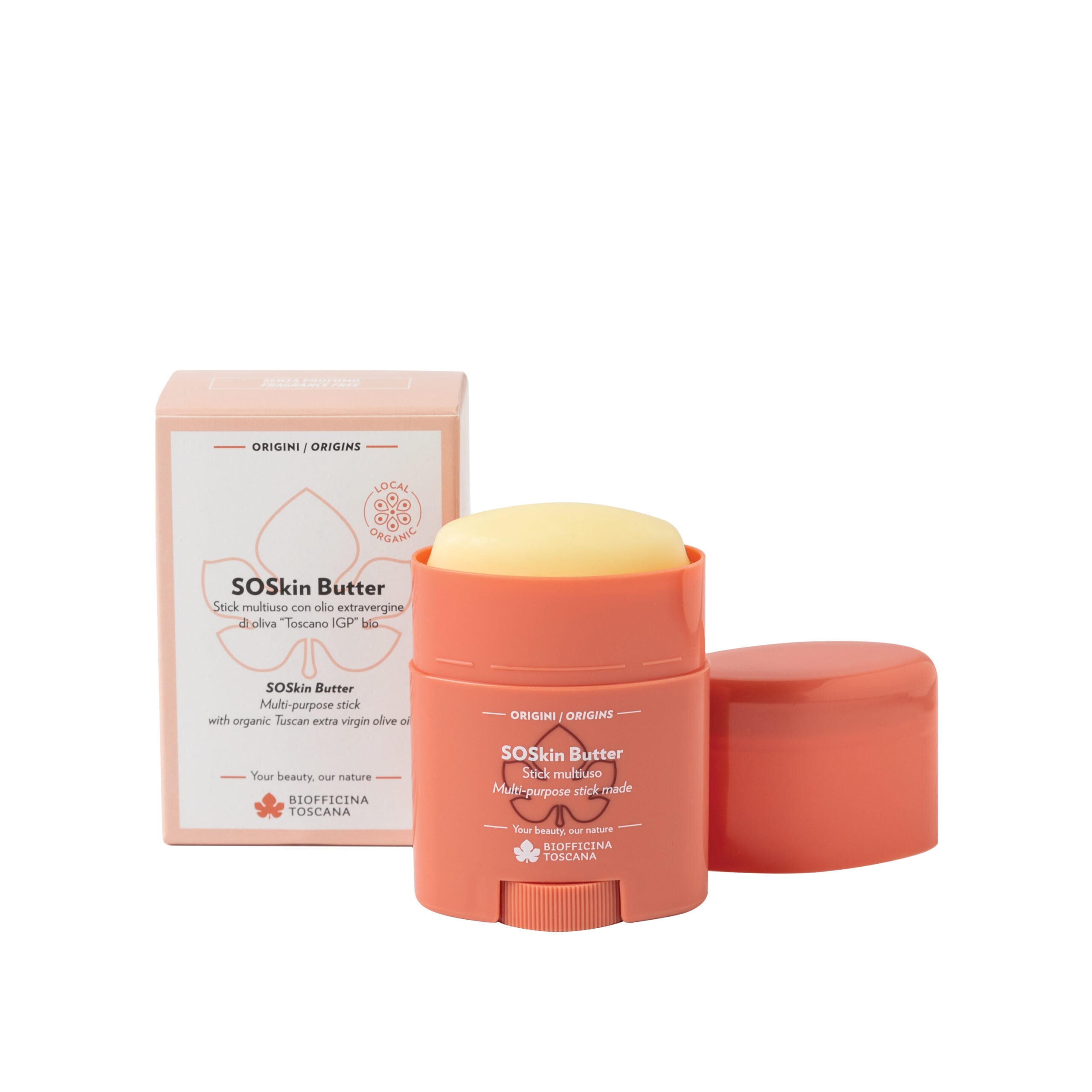 Biofficina Toscana SOStick Butter nutre la pelle con azione emolliente