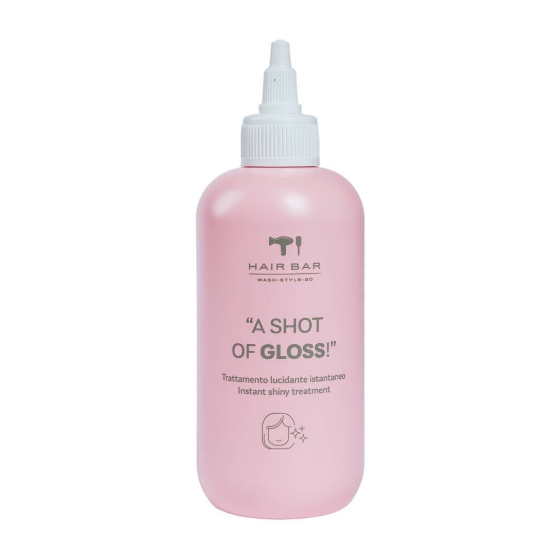 Hair Bar trattamento lucidante e levigante “A Shot of Gloss!” con cheratina vegetale