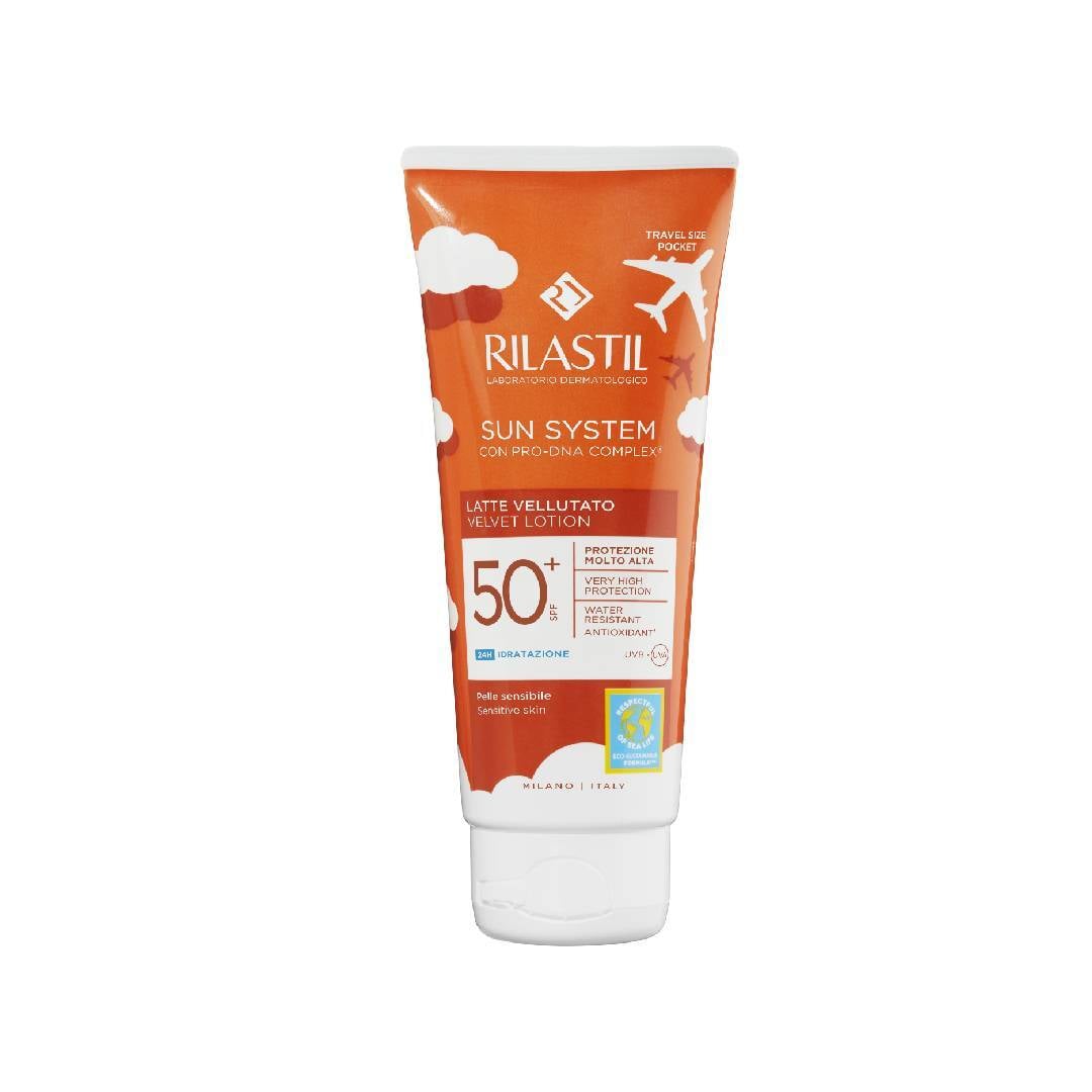 Rilastil Latte Vellutato SPF 50 +, per viso e corpo
