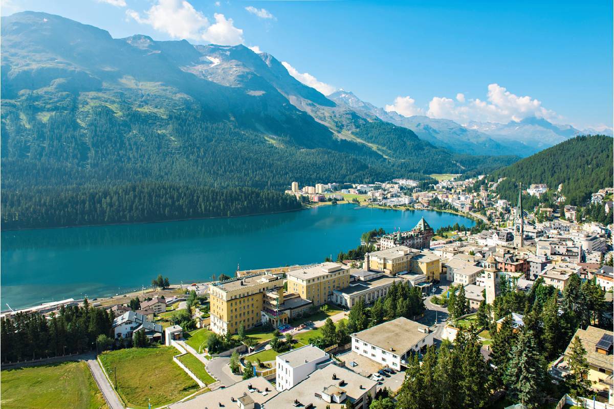 Il lago di St. Moritz