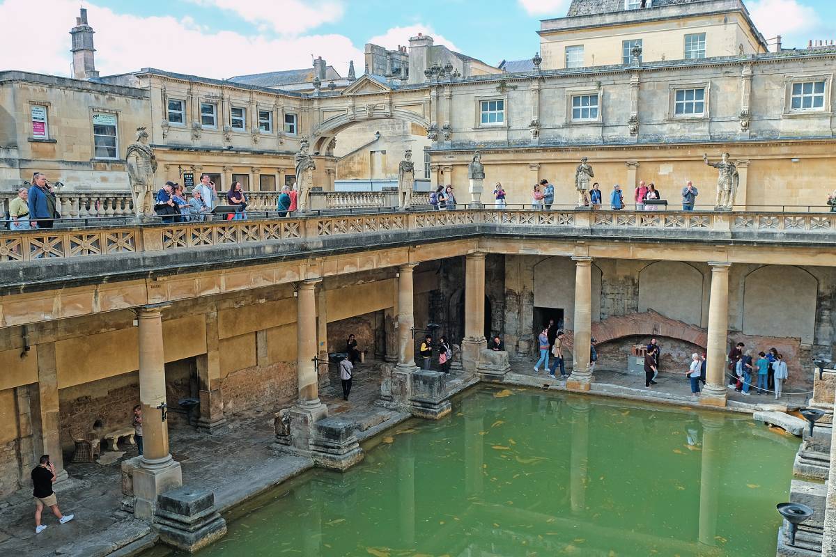 le antiche terme romane (e vittoriane) The Roman Baths, oggi museo