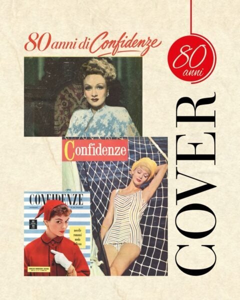 Dal 1946 a oggi, le copertine di Confidenze…