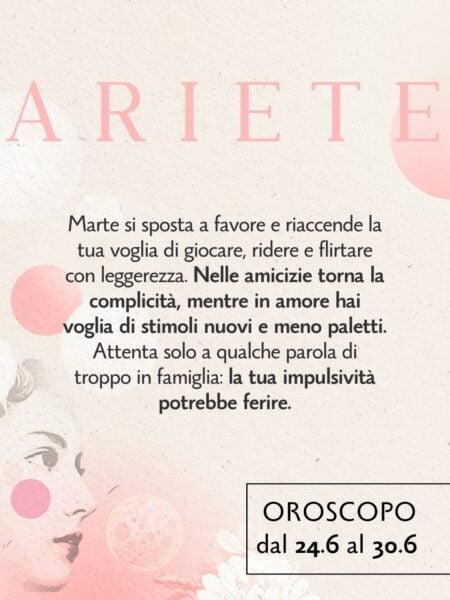 Le stelle questa settimana non lasciano spazio alle…