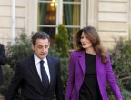 La coppia presidenziale francese Nicolas Sarkozy e Carla Bruni. Lei ex-modella, considerata una delle donne più belle del mondo, ha scelto un uomo alla sua altezza, se non come statura, almeno come fascino.