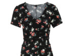 Abito a fiorellini con scollatura a V: BONPRIX, 32,99 euro